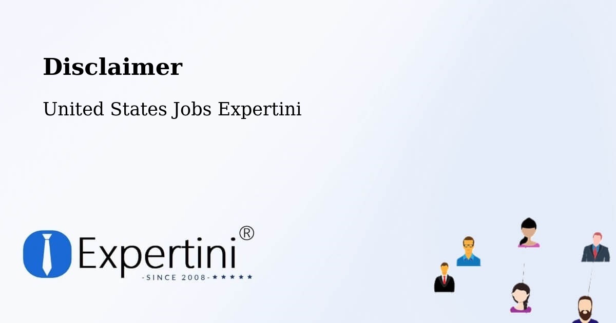 Disclaimer – Weston - United States Jobs Expertini
